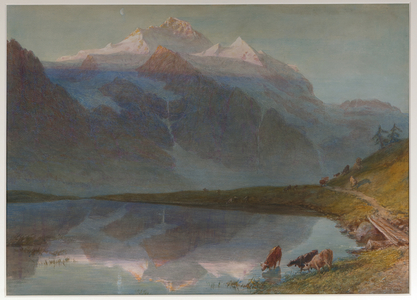 Mountain scene - Jungfrau (w/c)