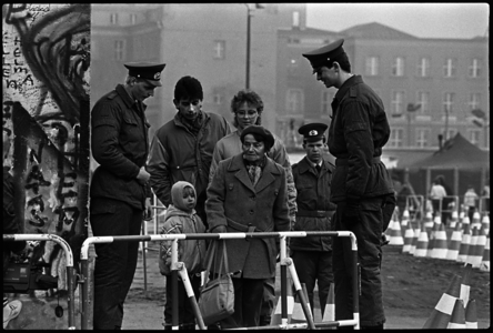 Opening of the Wall at Potsdamer Platz, 1989 (photo)
