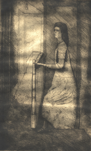 The Corridor, 1952 (etching)