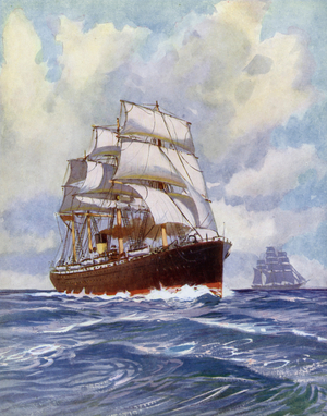 The Oceanic (colour litho)