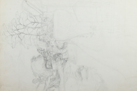 From the Place House, 1940 (pencil on paper)