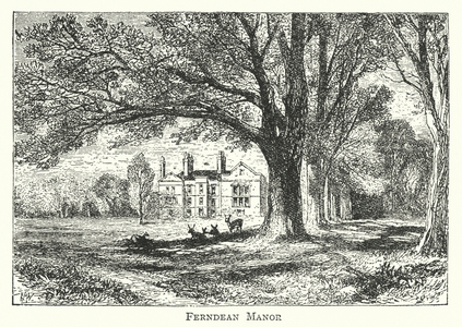Charlotte Bronte's Jane Eyre: Ferndean Manor (litho)