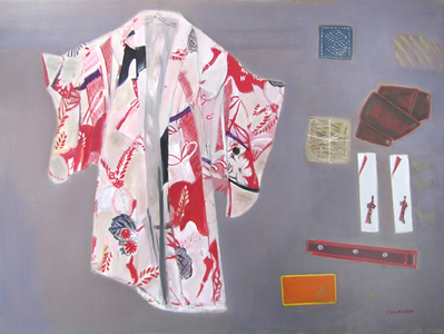 Kimono (oil on canvas)