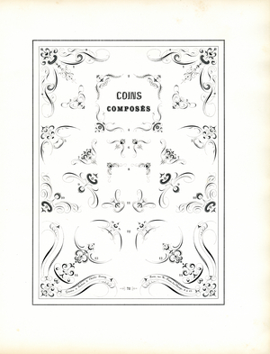 Complex Corner Ornaments for Framing (print)