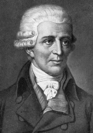 Joseph Haydn (b/w photo)