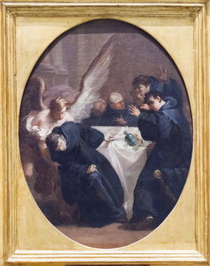 Death of Saint Andrew Avellino (oil on canvas)