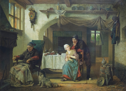 Untitled, Carl Emile Muecke, 19th century (oil on canvas)