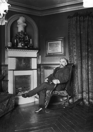 Stéphane Mallarmé (b/w photo)