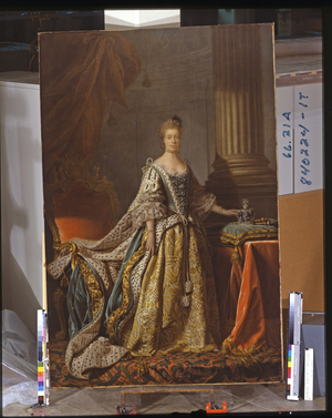 Queen Charlotte, 1762-66 (oil on canvas)
