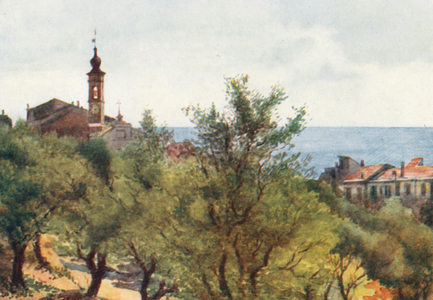 Ospedaletti (colour litho)