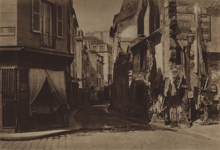 La rue de Lourcine (b/w photo)