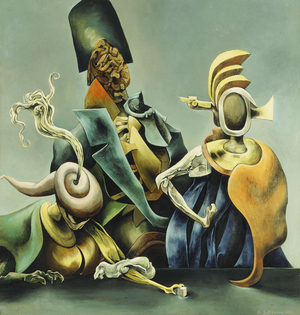 Game of Chance No, 1949 (oil on canvas)
