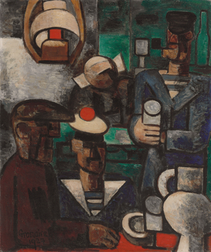Sailors in a Bar; Le bar des matelots, 1927 (oil on canvas)