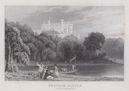 Belvoir Castle, Leicestershire (engraving)