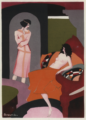 The Love Books of Ovid: They deem themselves beautiful in every aspect (colour litho)