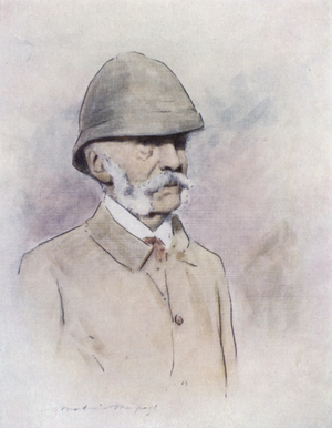 The Late Admiral Maxse (colour litho)