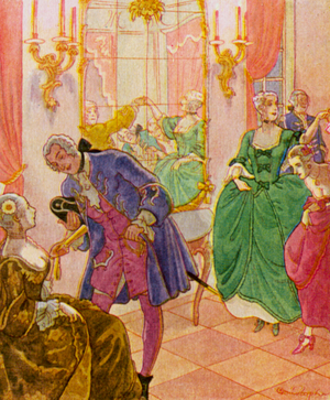 Menuett / Minuet (colour litho)
