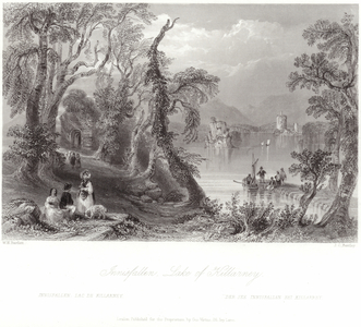 Innisfallen, Lake of Killarney (engraving)