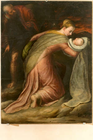 Holy Family, c.1550-1555 (oil on board)