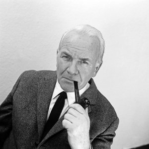 Pipe smoker Mr Schultz-Brummer, Germany 1960s