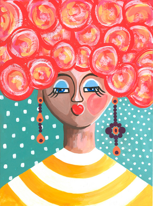 Bernice, 2025 (acrylic on paper)