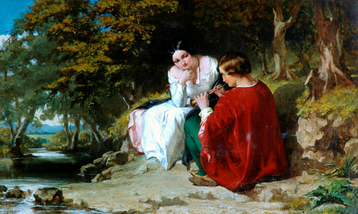 Melody (oil on canvas)