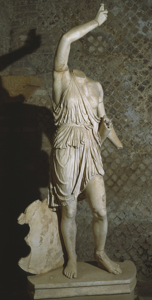 Statue of Amazon, Roman copy of original by Phidias (marble)