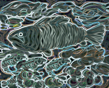 Fish Menu, 1999 (computer graphics)