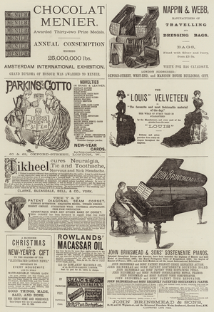 Page of Advertisements (engraving)