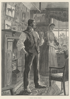 A Collier's Cottage, Durham (engraving)