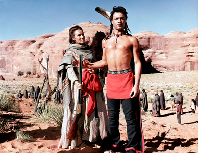 Dolores Del Rio And Sal Mineo, Cheyenne Autumn 1964 Directed By John Ford