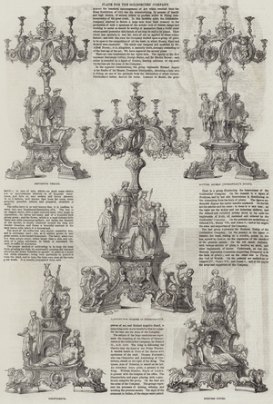 Plate for the Goldsmiths' Company (engraving)