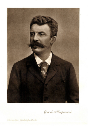 Guy de Maupassant (copper plate print)