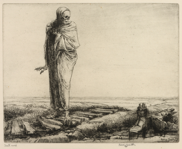The Dance of Death - Death Awed, 1919 (drypoint etching)