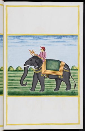 Palakapya' s Gajashastra, Elephant lore, 1974-1978 (illumination)