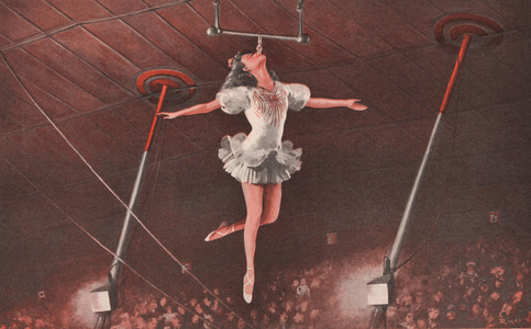 Trapeze Artists Magazine Plate, USA, 1940s