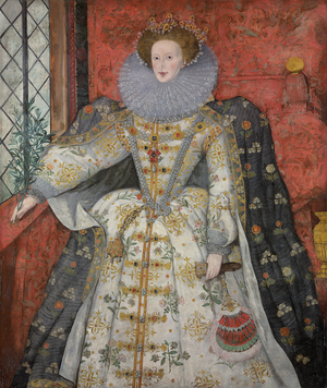 Portrait of Queen Elizabeth I (1533-1603), c.1585-90 (oil on canvas)