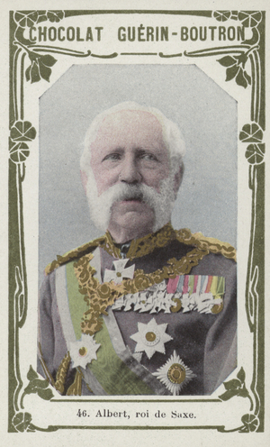 Albert, roi de Saxe (coloured photo)