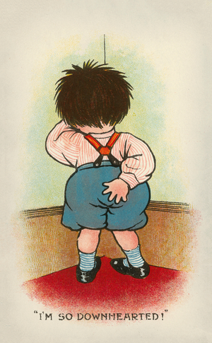 I'm so downhearted (colour litho)