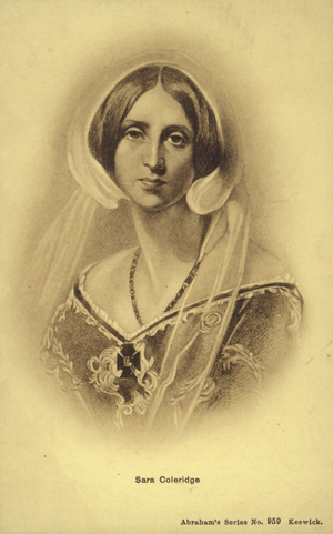 Sara Coleridge (1802-1852), English author and translator (litho)