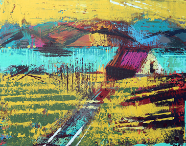 Retreat Iona, 2019 (acrylic on canvas)