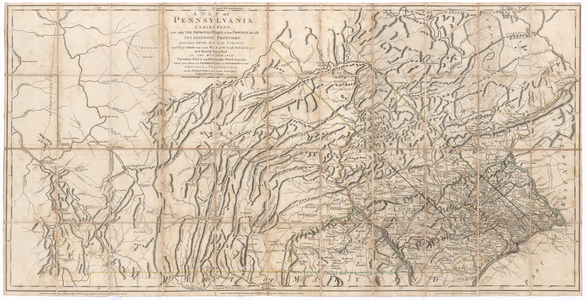 A Map of Pennsylvania, chiefly from the late map of Scull, 1775 (print)