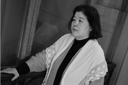 Mi-Ae Seo, 2022 (b/w photo)