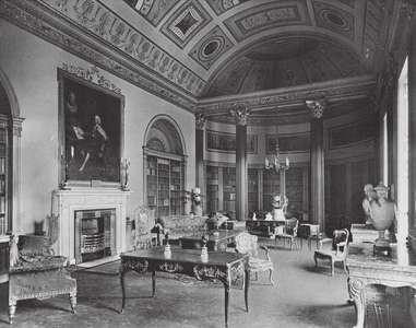 The Library, Ken Wood, Hampstead (b/w photo)