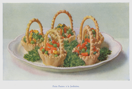 Petits Paniers a la Jardiniere (colour litho)