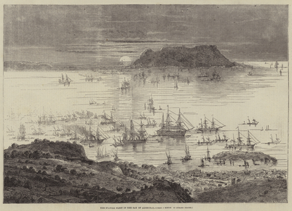 The Spanish Fleet in the Bay of Algesiras (engraving)