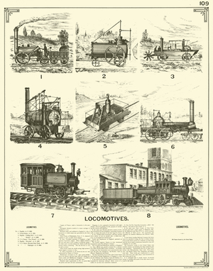 Locomotives (engraving)