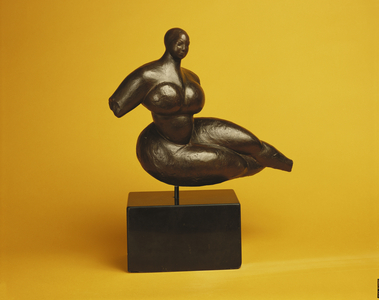 Floating Nude,  (bronze with brown patina)