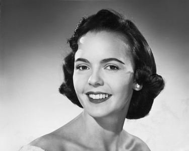 Portrait of young woman smiling
