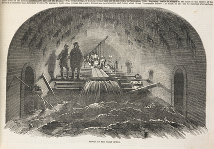 Repair of the Fleet sewer.